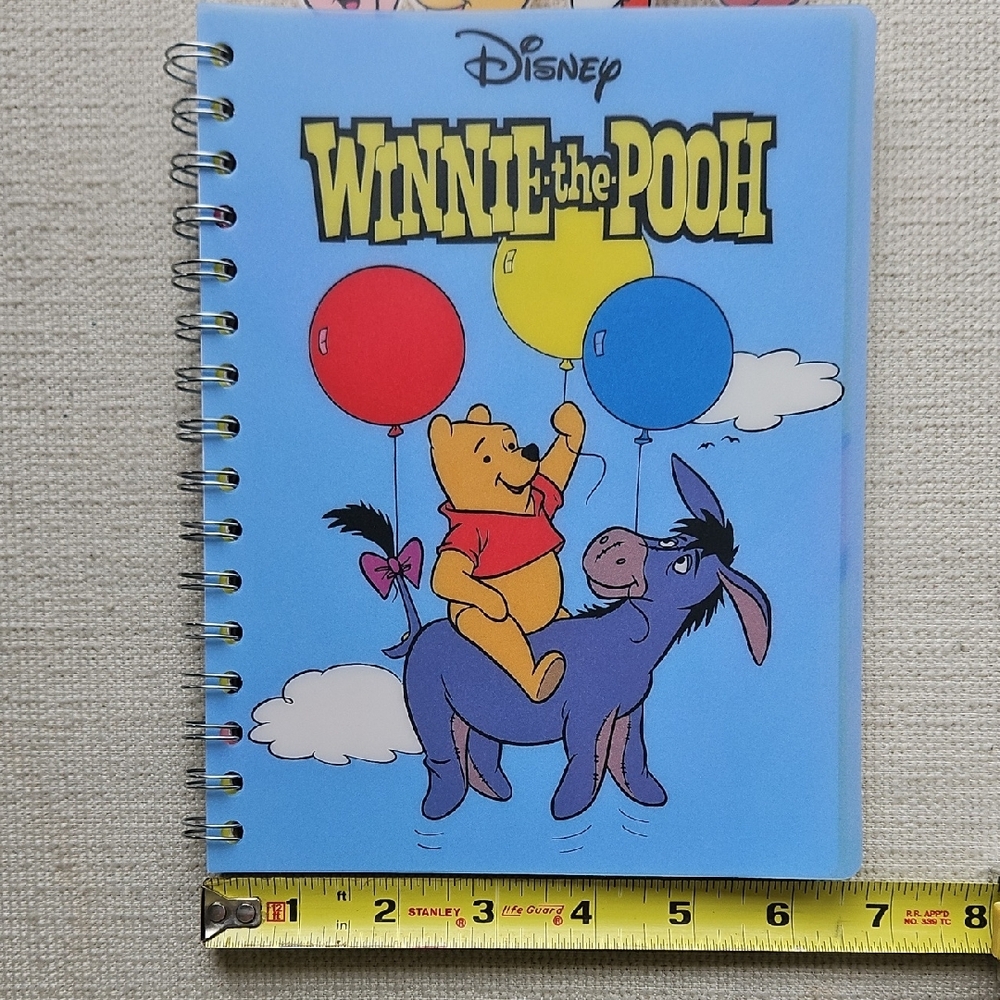 Disney Winnie the Pooh Blue Notebook with Balloons - Picture 10 of 13
